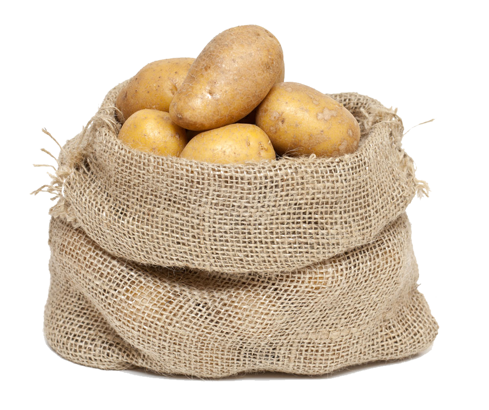 Mashed bag gunny clip. Potato clipart sack potato