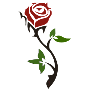 rose clipart simple