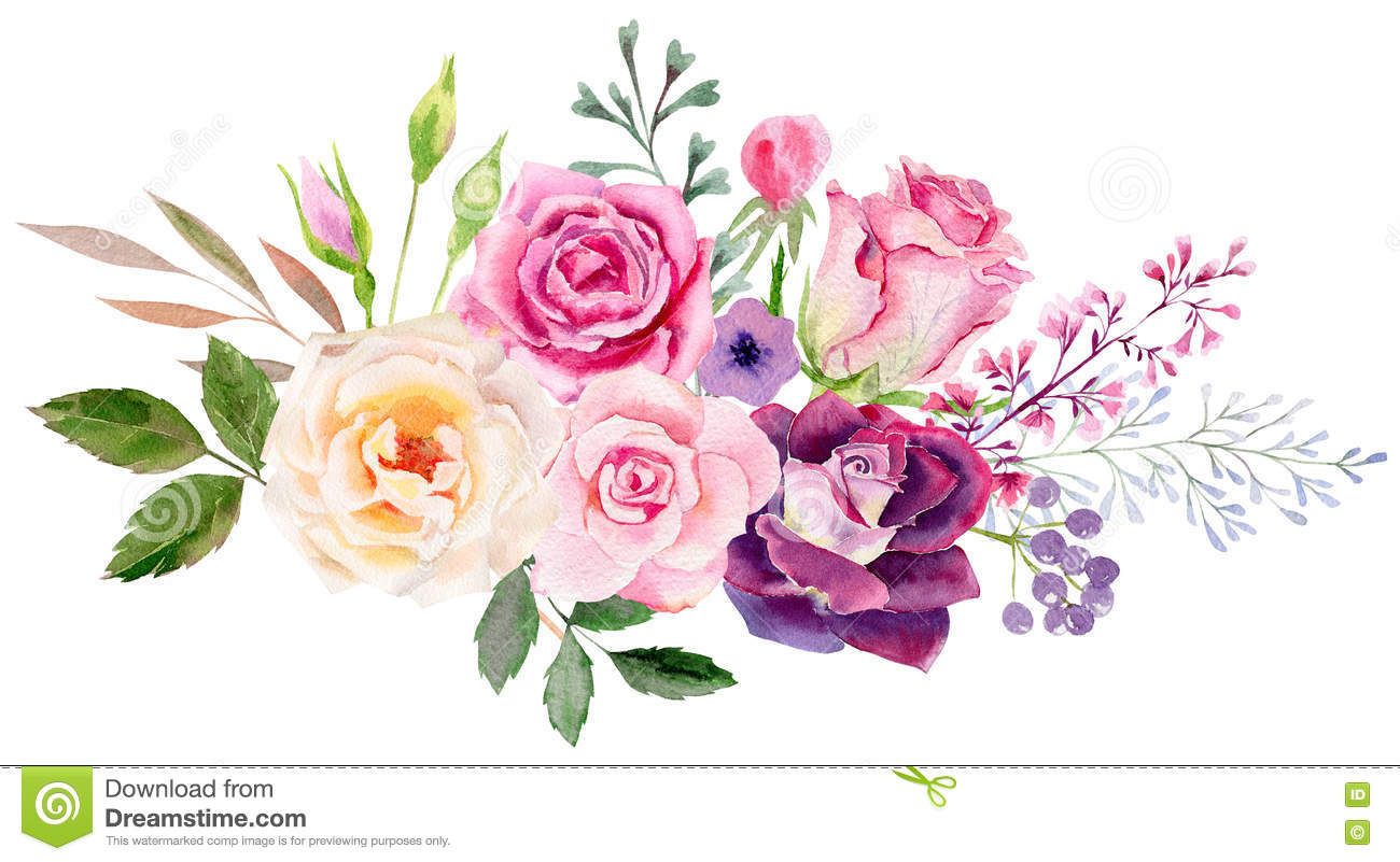rose clipart template