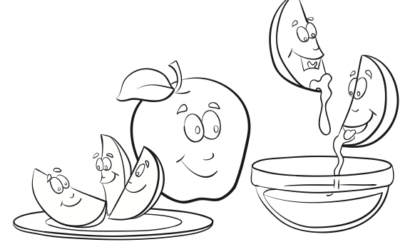 Rosh hashanah clipart black and white. Pin on dip the