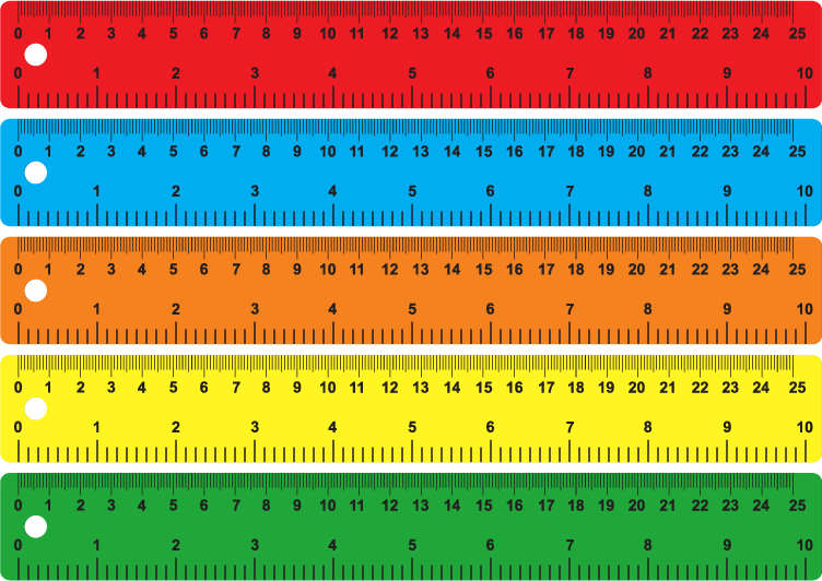 free printable preschool rulers in inches