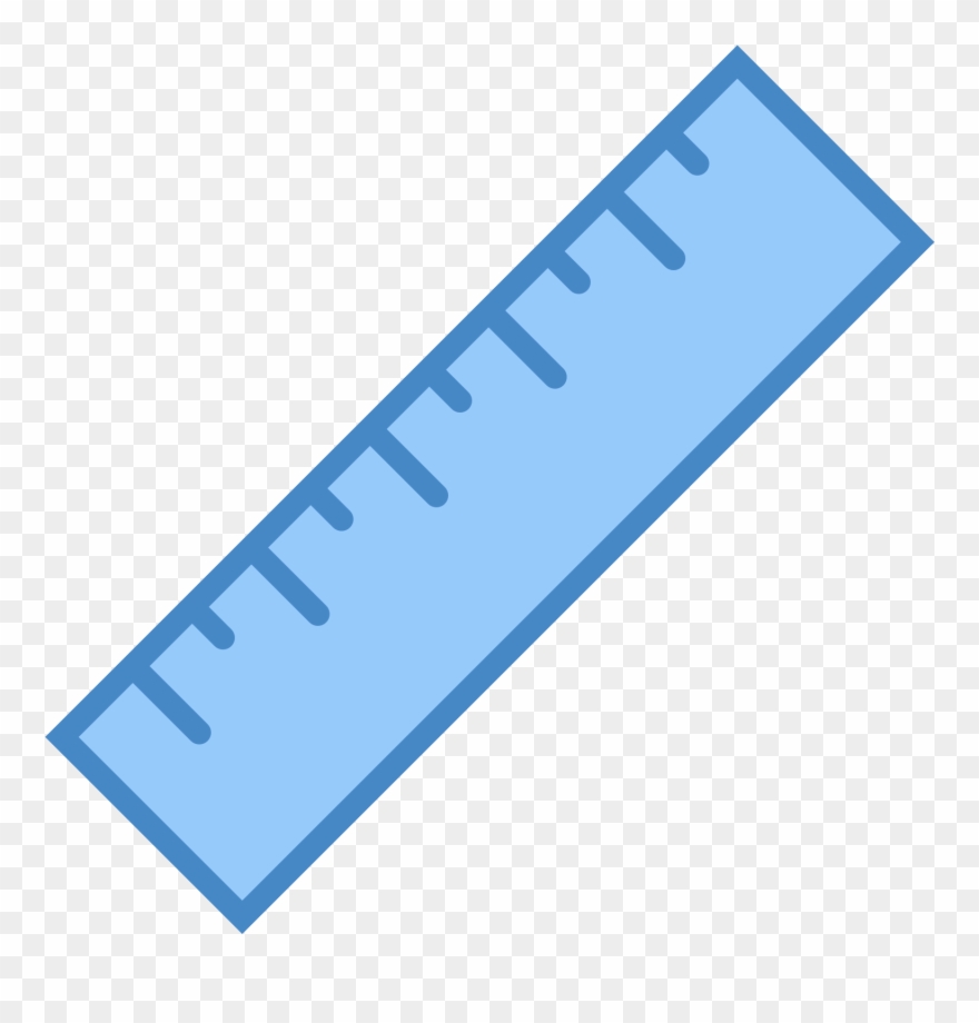 ruler clipart blue