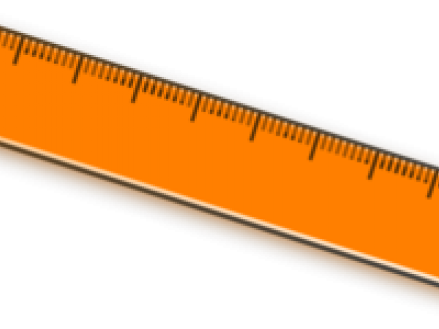 clipart ruler orange