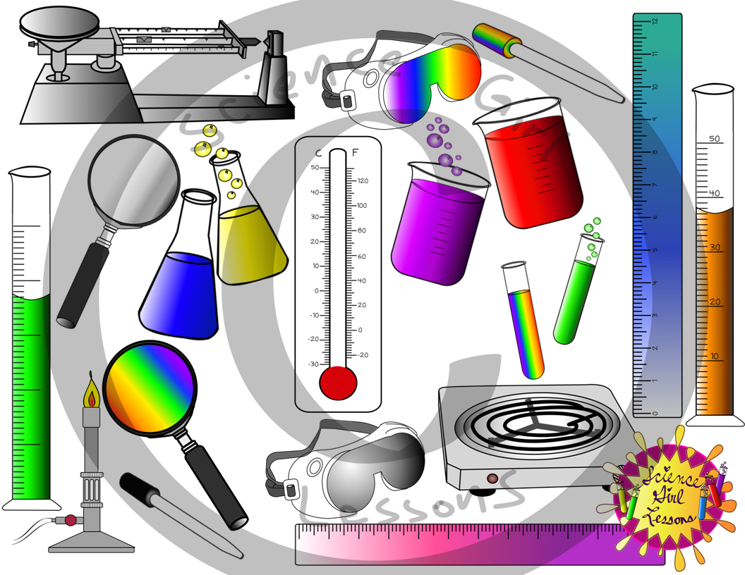 Tools clip art color. Ruler clipart science
