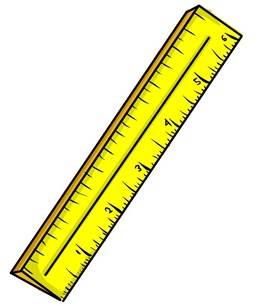 ruler clipart yellow