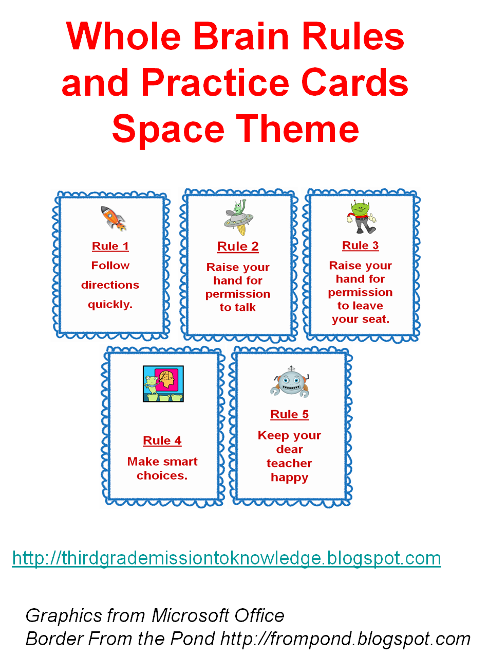 Destination knowledge monday made. Rules clipart grade 3