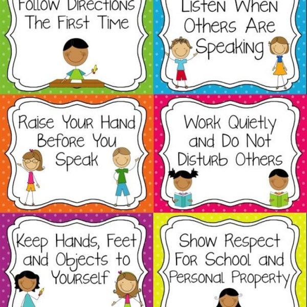 rules clipart in school