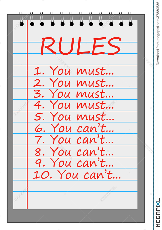 rules clipart strict rule