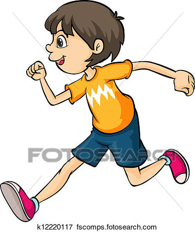 runner clipart 1 boy
