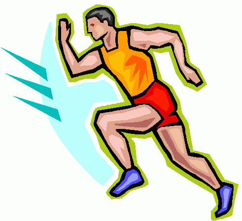 clipart sports runner
