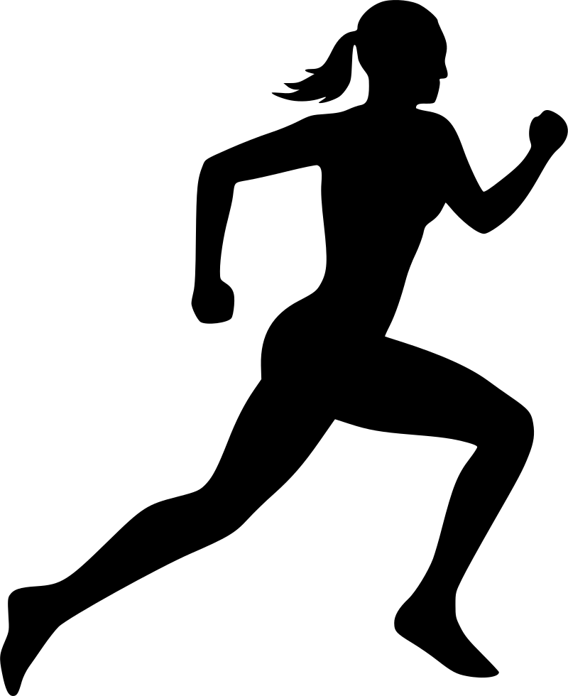 runner clipart body fitness