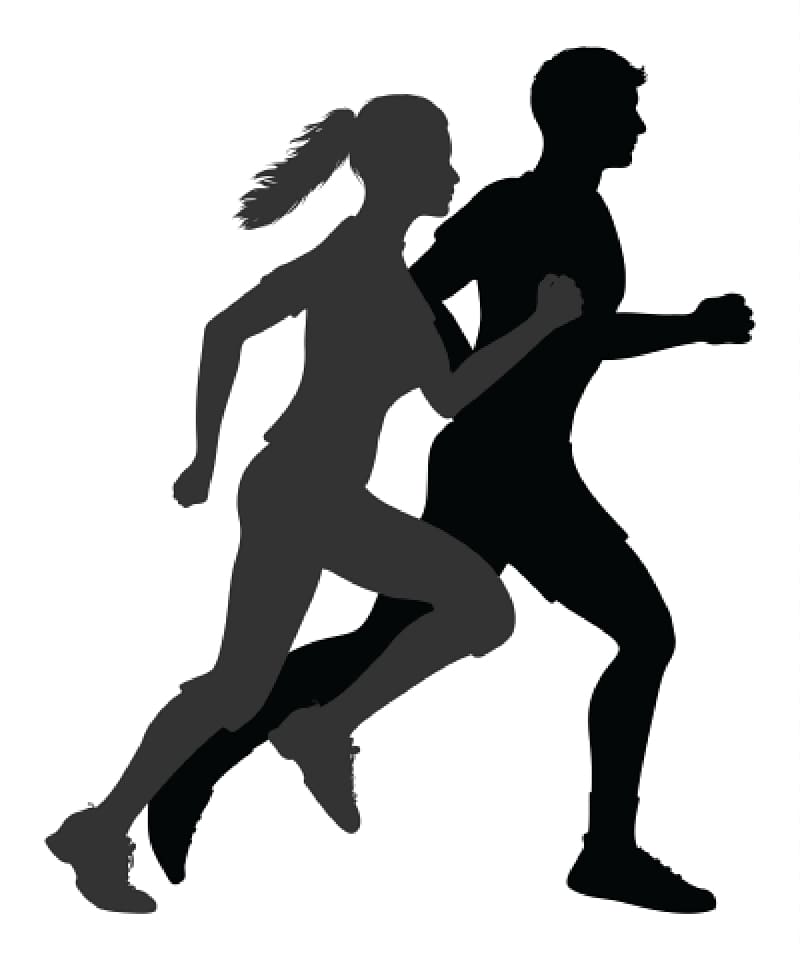 runner clipart body fitness