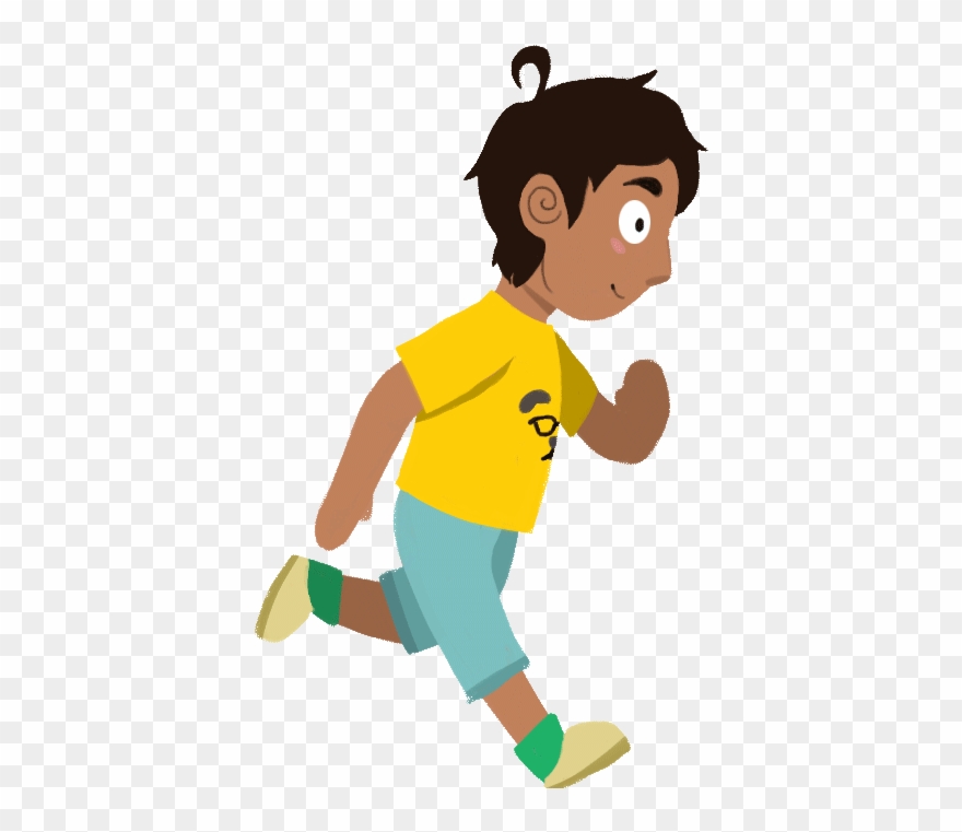 runner clipart child run