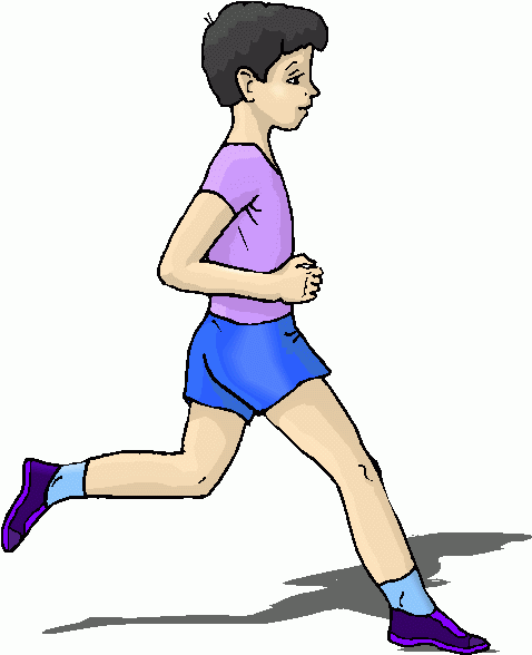 runner clipart child run
