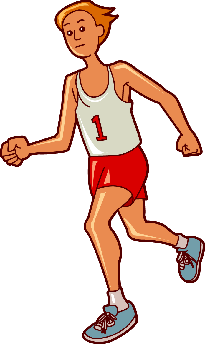 Free tired cliparts download. Runner clipart jogger
