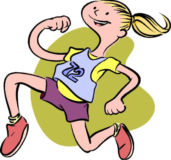 runner clipart movement