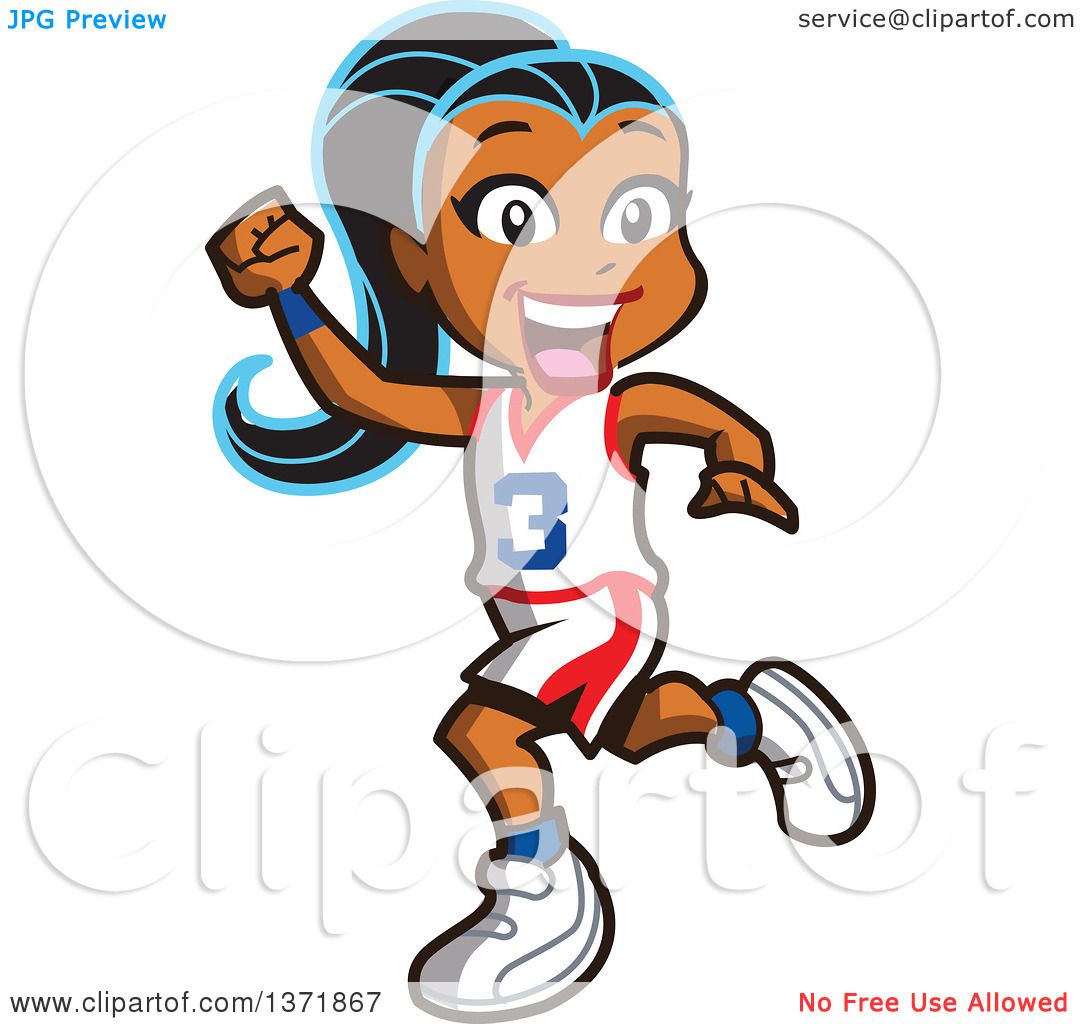 Runner clipart player. Running girl free download