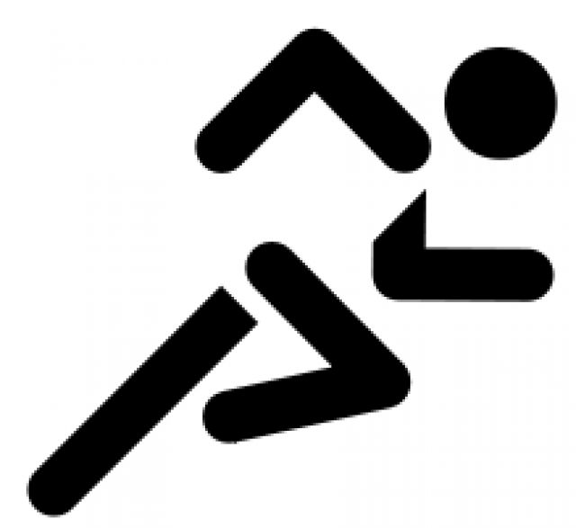 Running google search . Runner clipart symbol