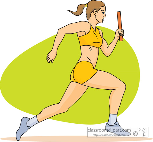 Runner clipart track team. Free and field pictures