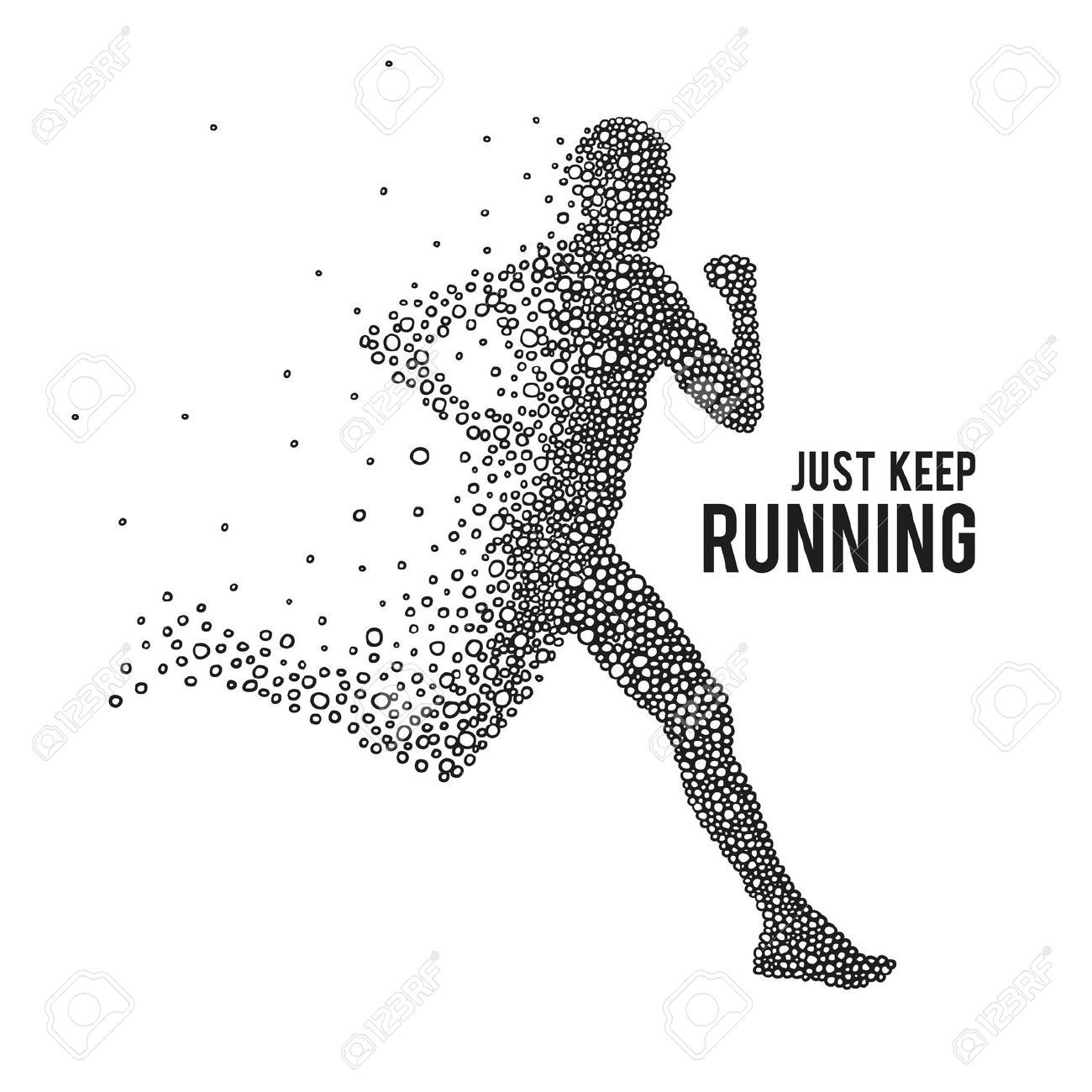 Stock illustrations cliparts and. Runner clipart trail run