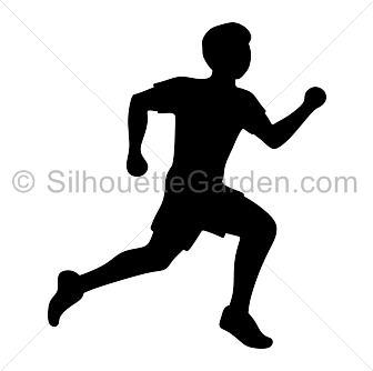 runner clipart trial run