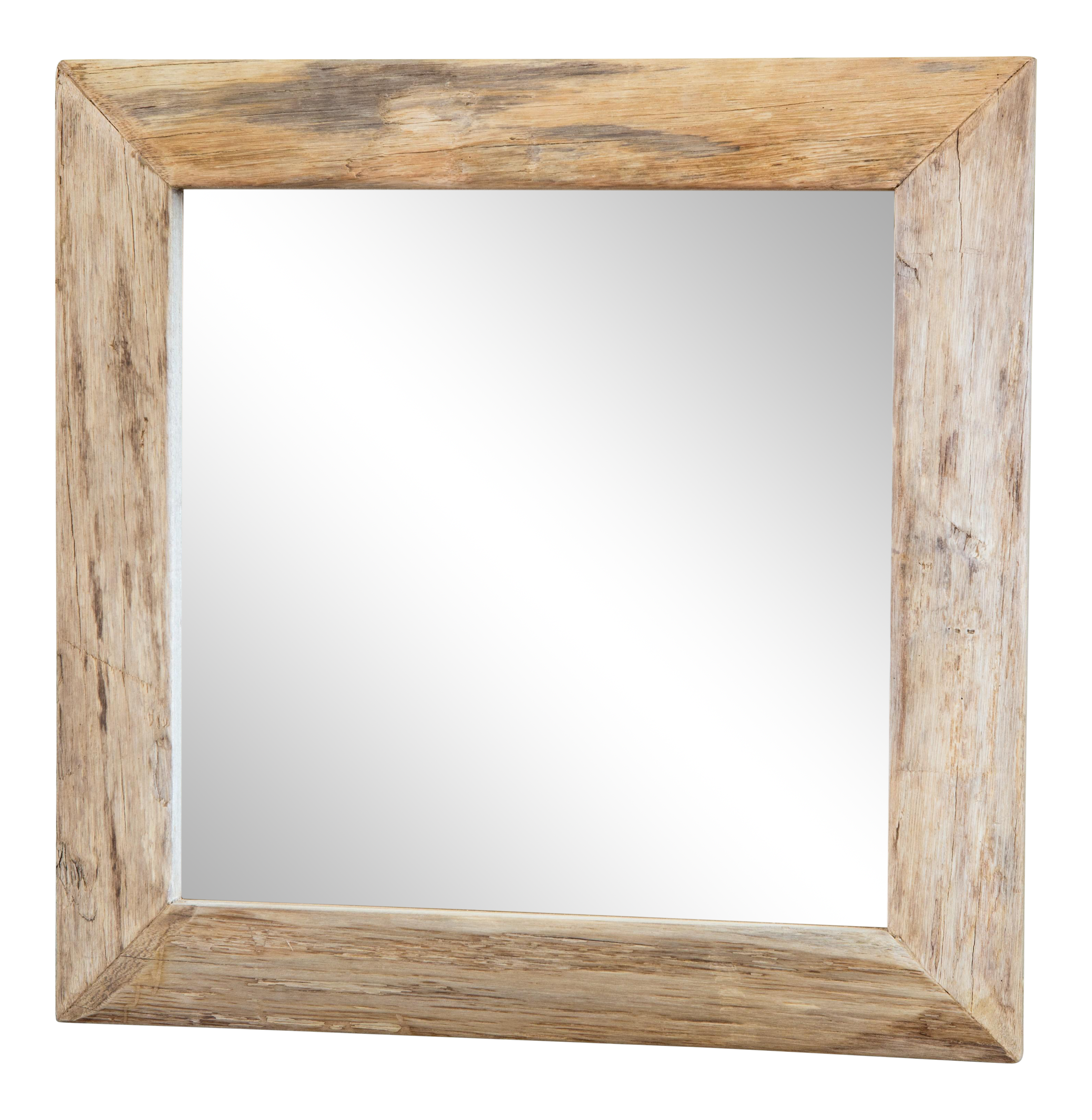 Mirror chairish . Rustic wood frame png