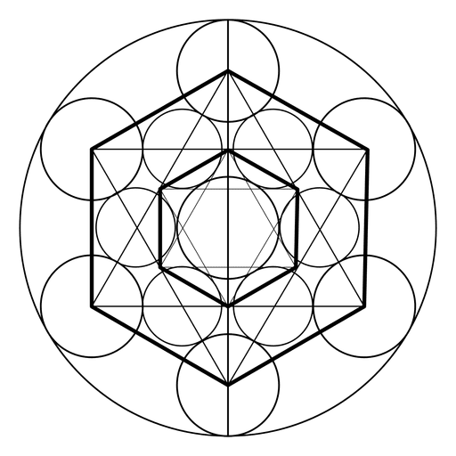 Sacred geometry vector png. Hexagon transparent svg