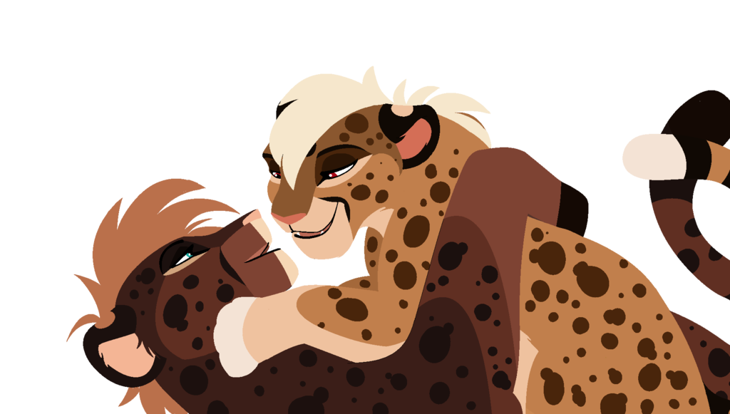 sad clipart cheetah
