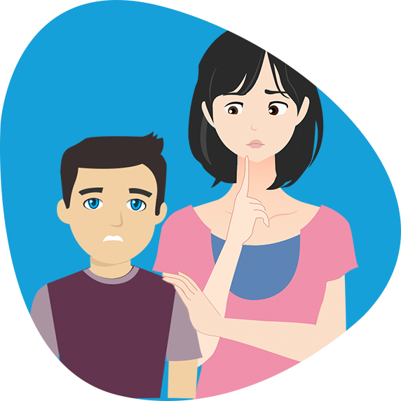 test clipart child confused