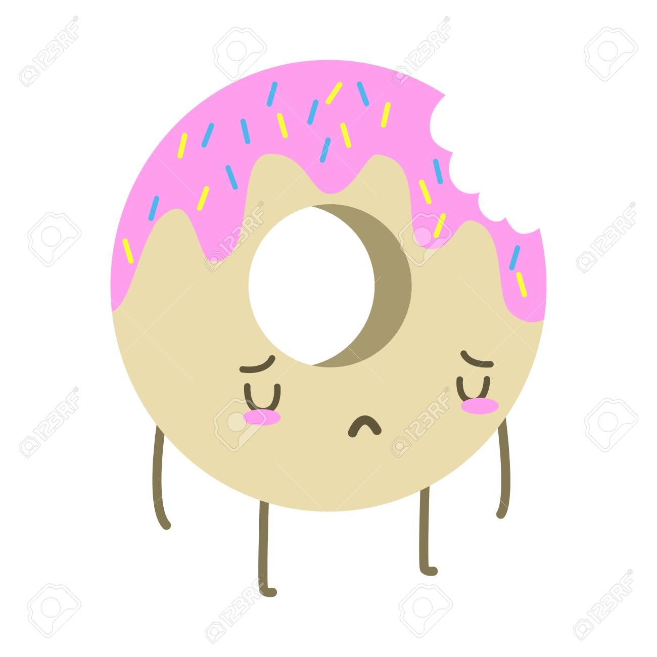 sad clipart donut