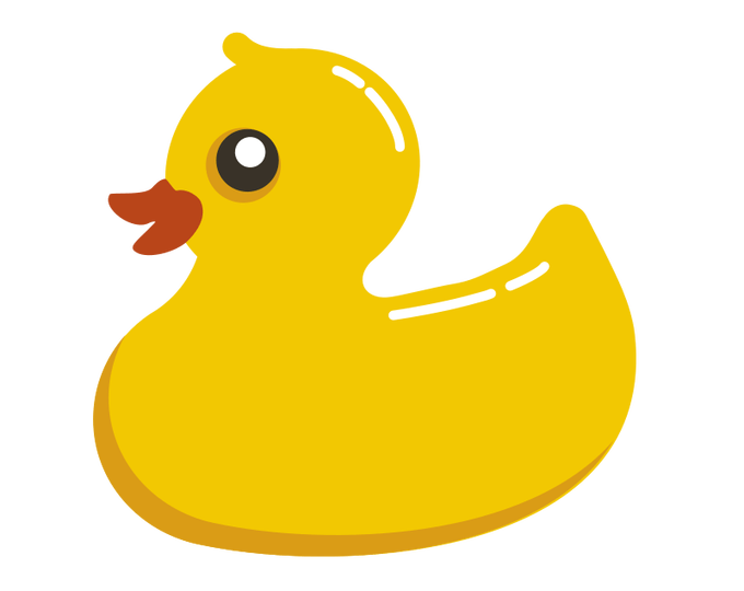 sad clipart duck