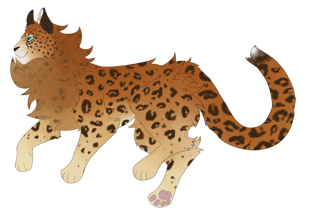 sad clipart leopard