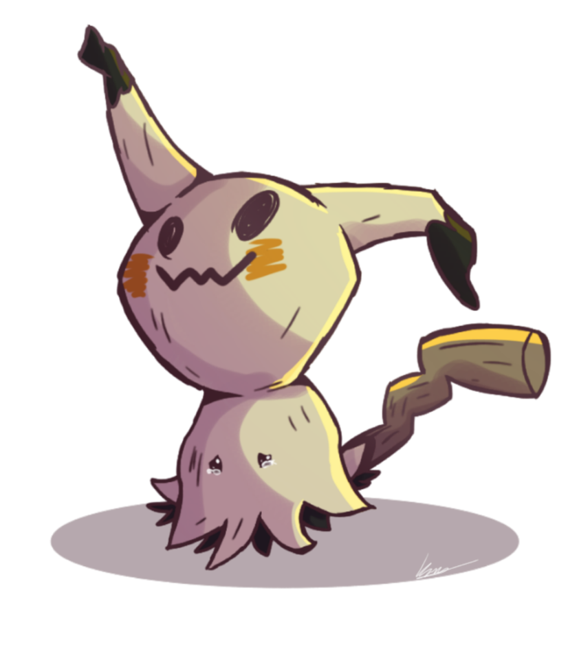 Sad clipart phone call. Mimikyu by kierq on