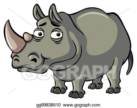 sad clipart rhino