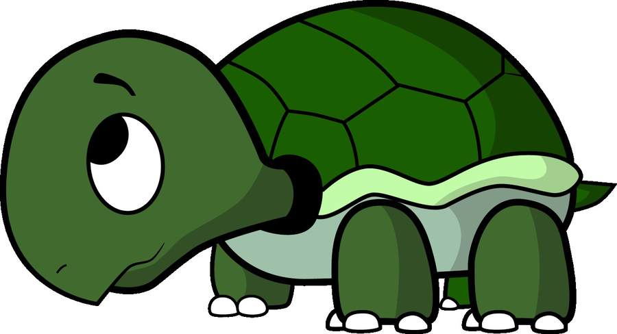 Sad clipart turtle. Green grass background cartoon