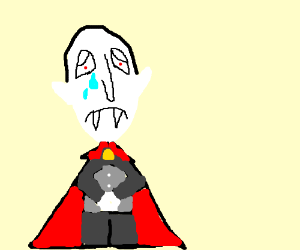 sad clipart vampire