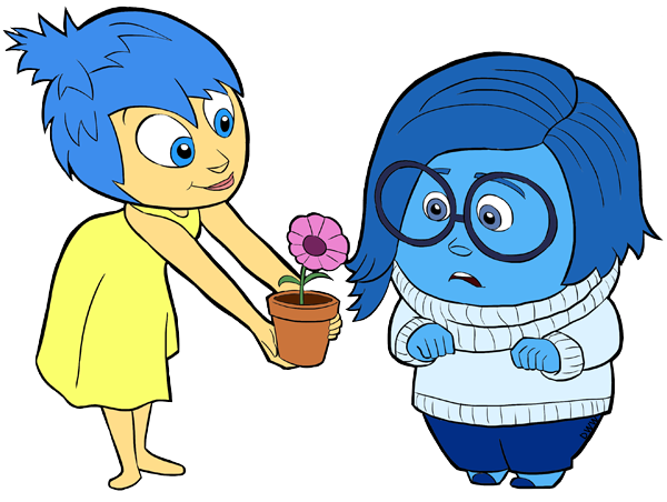 Inside out clip art. Sadness clipart