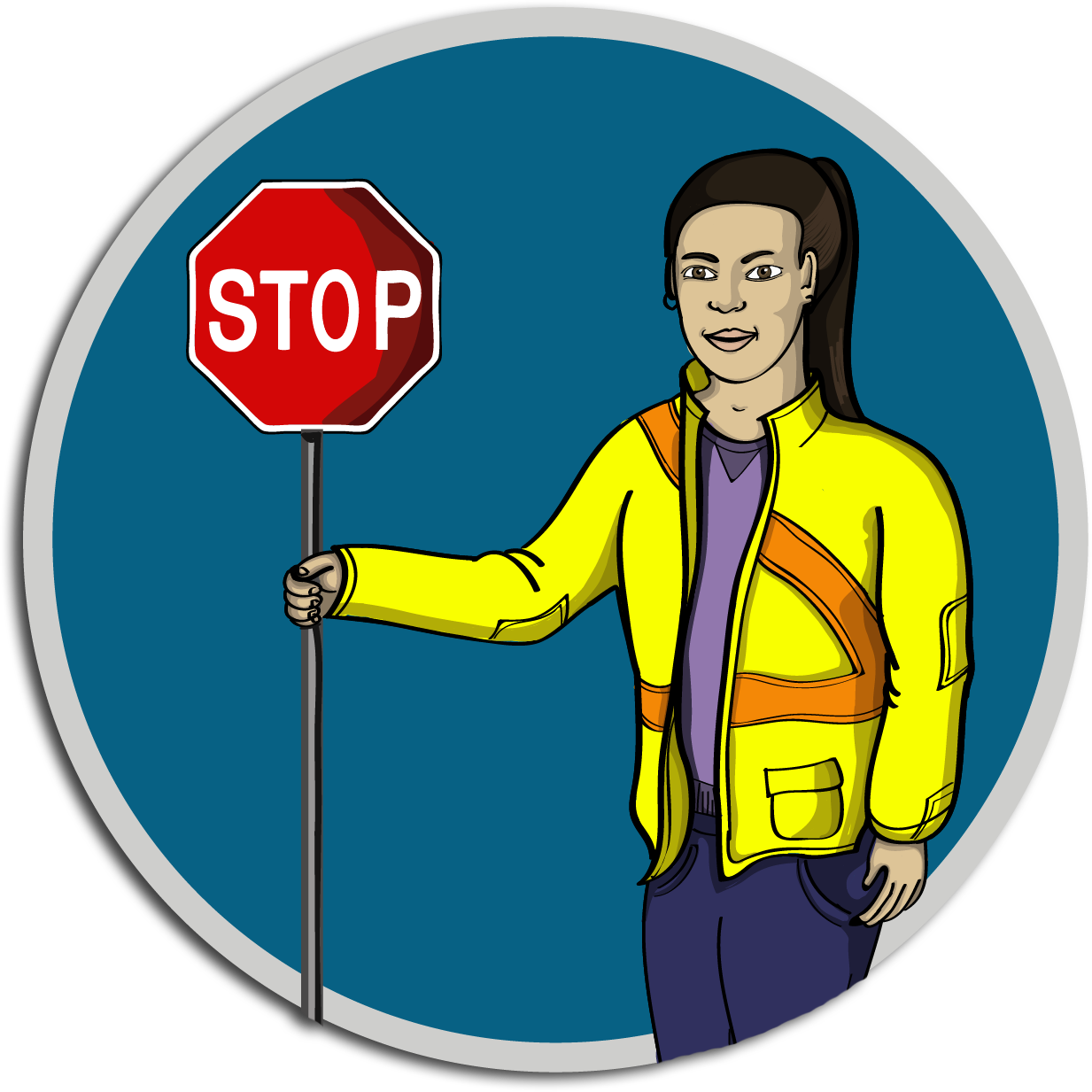 safe clipart road safety