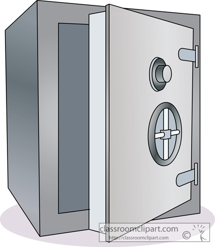 safe clipart safety deposit box
