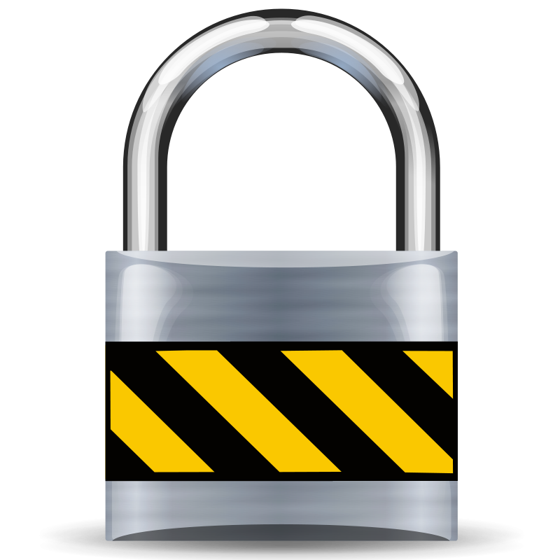 Secure padlock medium community. Safe clipart silver