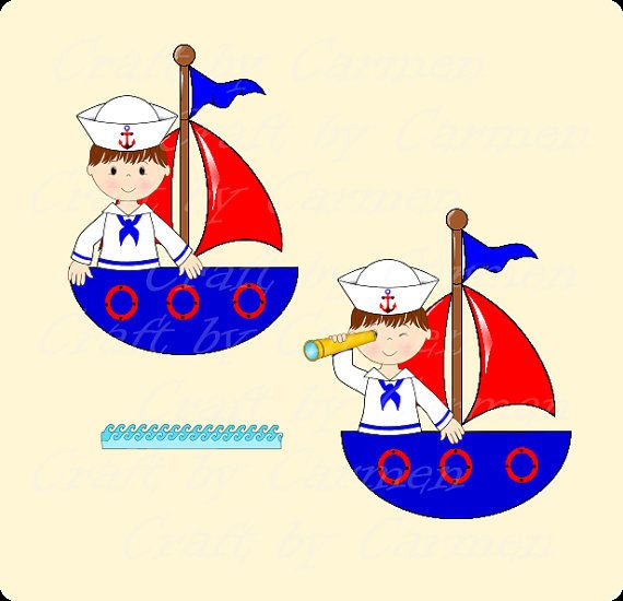 Sailor clipart ahoy. Clip art boat baby