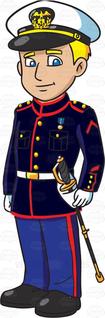 Sailor clipart marine soldier. Us military free download