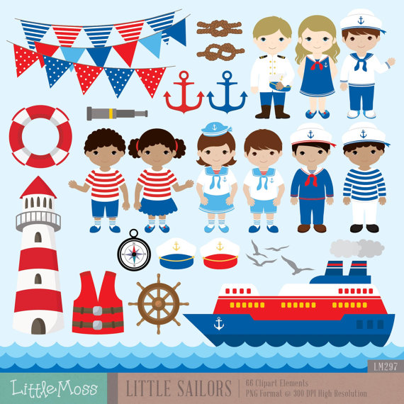 sailor clipart nautical theme