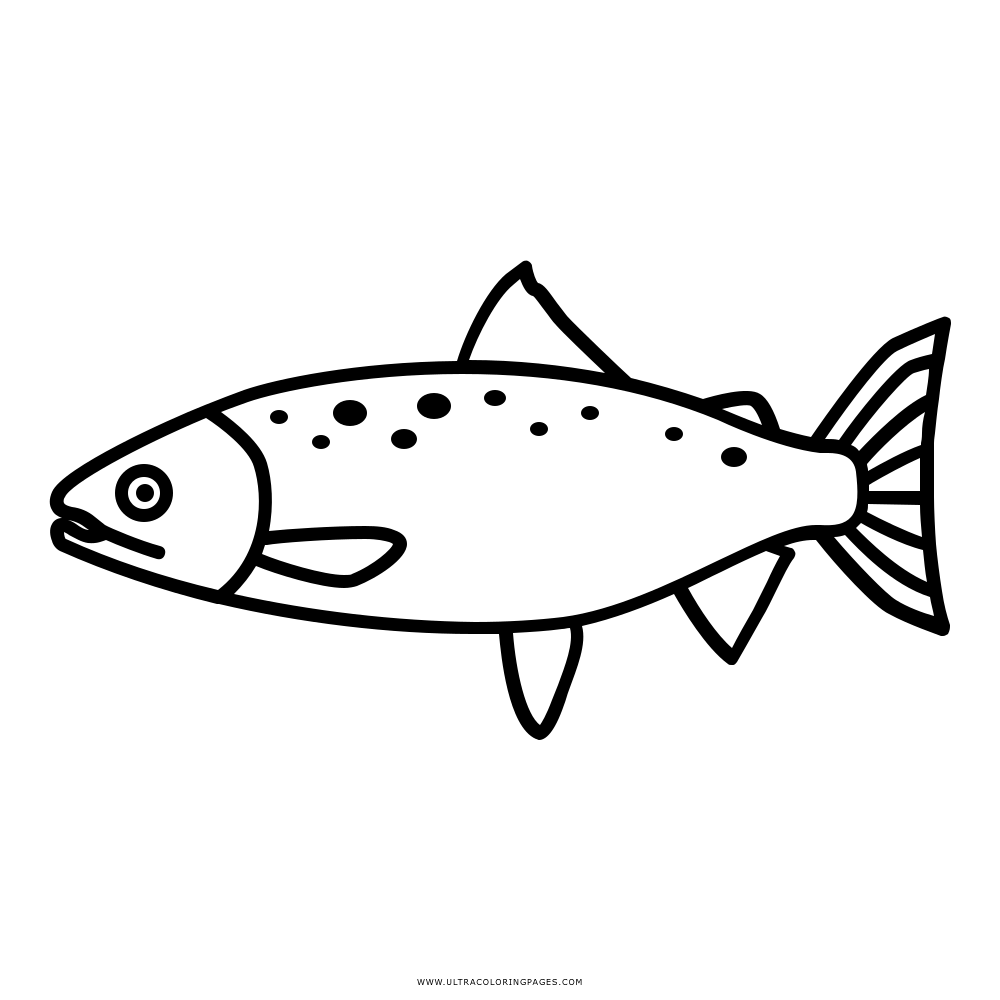 Salmon clipart landlocked. Coloring page free pages
