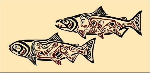 salmon clipart native alaska
