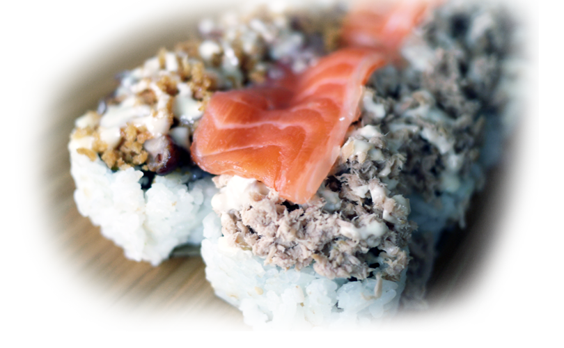Salmon clipart tuna sushi. Our menu bruce lee