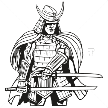 samurai clipart