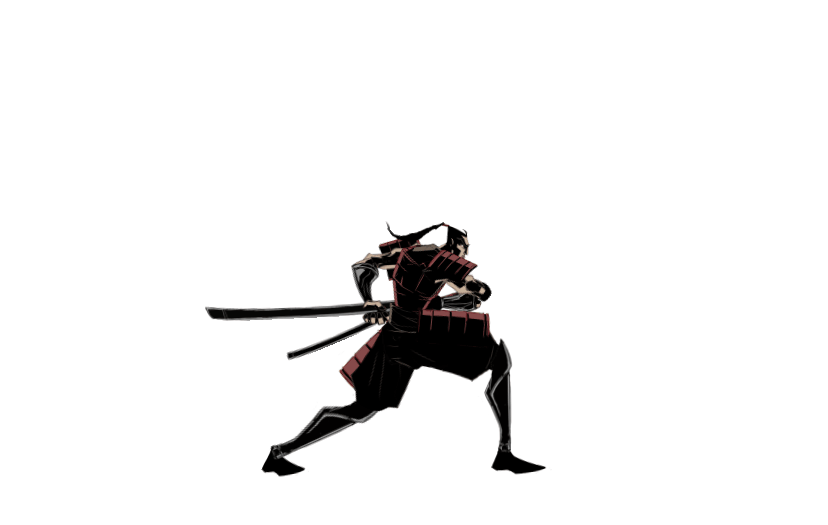 samurai clipart animated