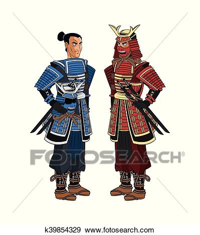 samurai clipart design