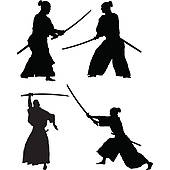samurai clipart illustrations
